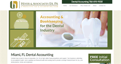 Desktop Screenshot of dentistaccountant.com